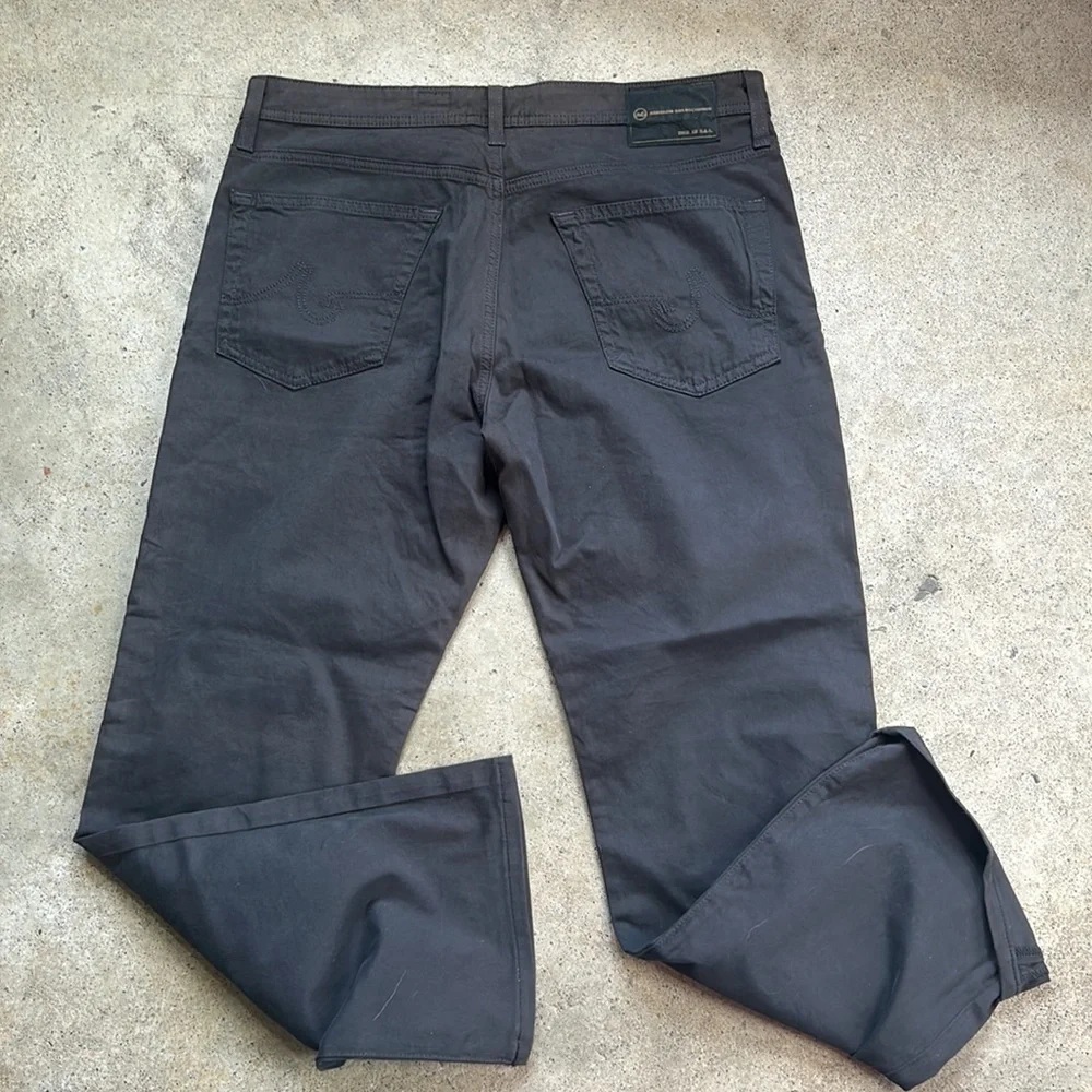 AG Adriano Goldschmied The Protege Straight Leg Jeans in Dark Gray Size 34x34